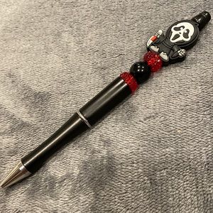 Halloween Ghost Face Scary mask Black/Red Pen Writing Stationary